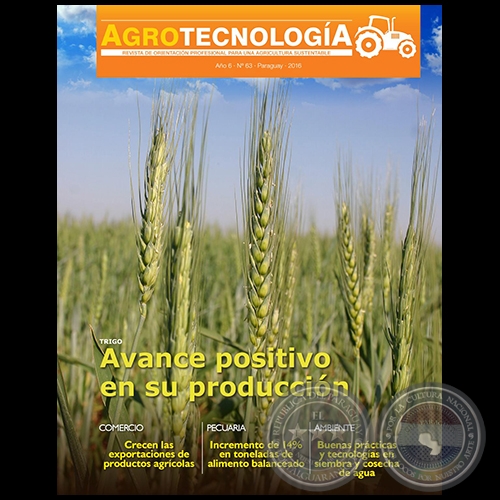 AGROTECNOLOGA Revista - AO 6 - NMERO 63 - AO 2016 - PARAGUAY